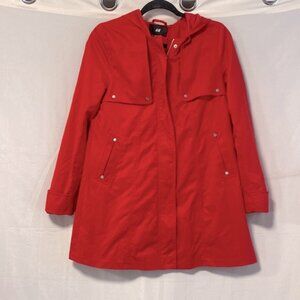 HM Red Hooded Jacket  4